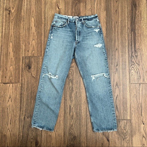 AGOLDE 90s Jean Mid Rise Loose Fit Isolate Wash - Picture 1 of 9